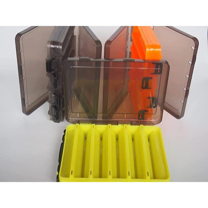 3個セット 両面収納 ルアーケース タックルボックス 釣り具 収納ケース