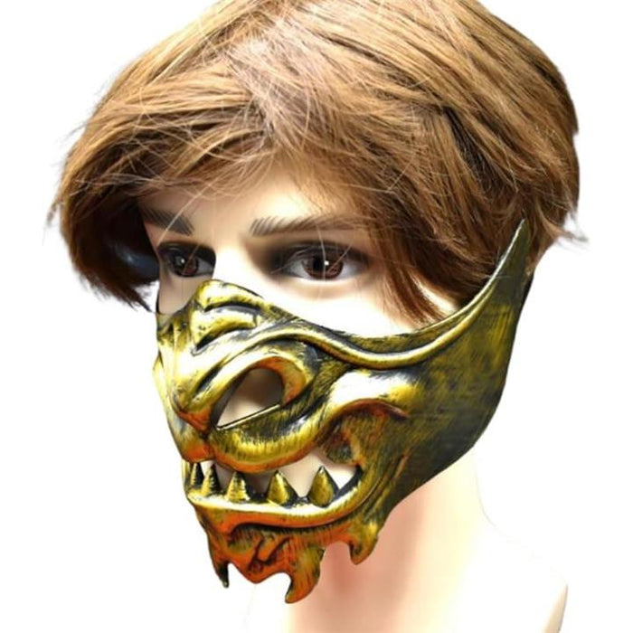 【特別価格】悪魔半仮面装飾具6点セット(定価25000円) ハロウィン 悪魔マスク 仮装 仮面 半面 コスプレ ゴースト 般若