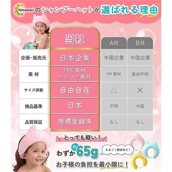 シャンプーハット バスグッズ お風呂 赤ちゃん ベビー 子ども 子供 キッズ