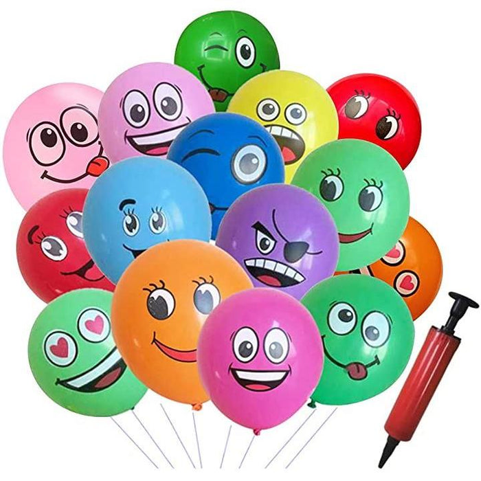 風船 顔 かわいい カラフル バルーン 100個入 結婚式 パーティー