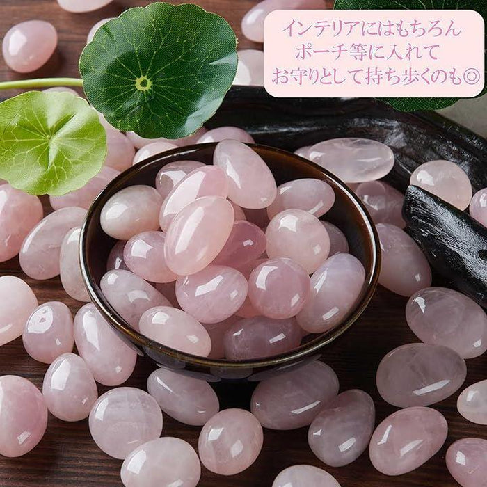 ローズクォーツ 100g 握り石 天然石 タンブル 恋愛運 お守り 浄化