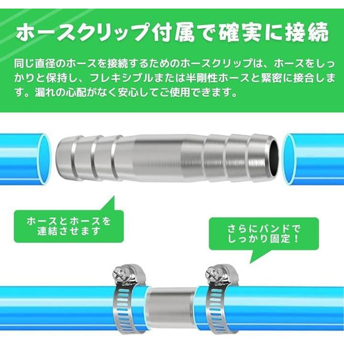 JOROY 1/4 エアプラグ ホースバーブ はげしく 工業用M型継手 1/4インチ フローサイズ