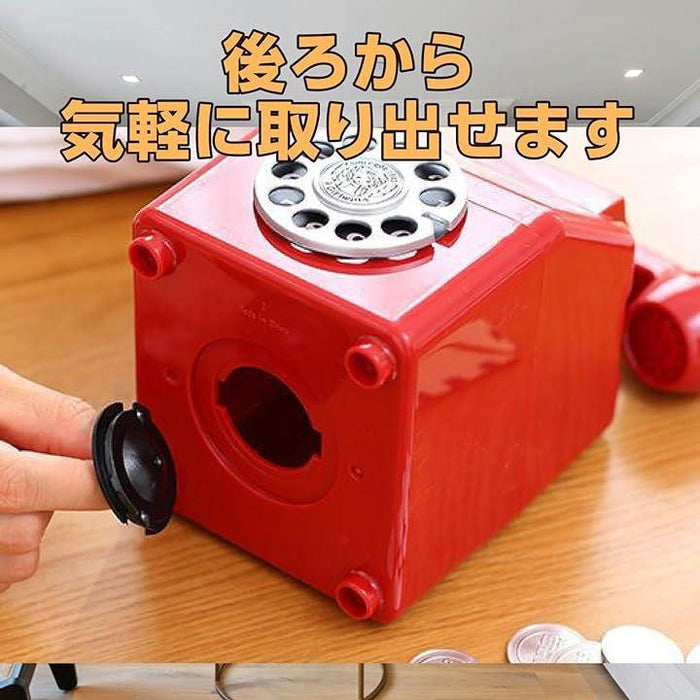 貯金箱 公衆電話 500円玉 ダイヤル式 昭和レトロ インテリア雑貨 おもちゃ