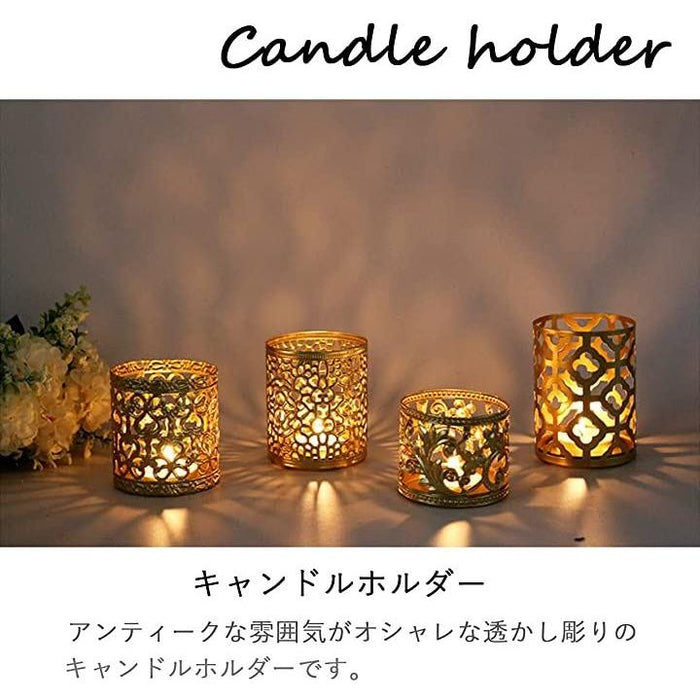 ゴールド キャンドルホルダー キャンドルスタンド アンティーク