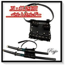 コスプレ ホルダー ソードベルト 剣帯 腰 用 ベルト付 演劇 調節可能