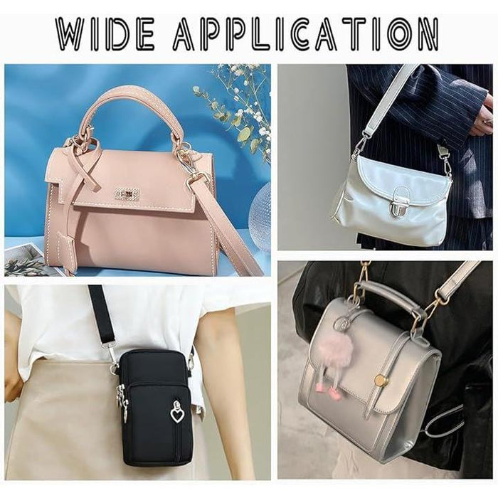 天石キーホルダー4個セットアフガン製 ナスカン Dカン ネジ式 360度回転 4サイズ 合金製 8個セット