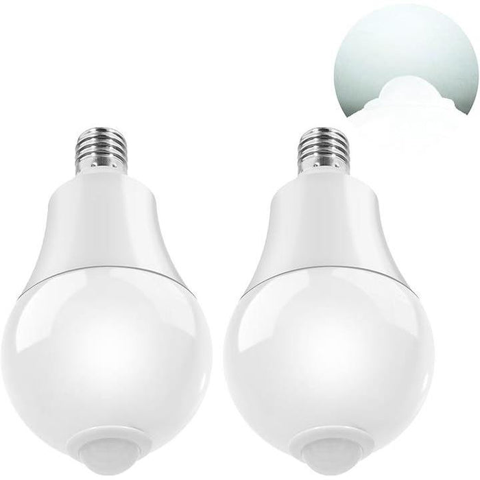 LED電球 光センサーと人体センサー付き E17口金 ハロゲン電球80 Wに相当