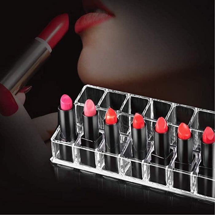 口紅収納 リップ収納ケース アクリル 透明 クリアー リップスティック