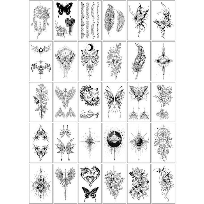 タトゥーシール ボディーシール 30枚セット 防水 TATTOO 入れ墨