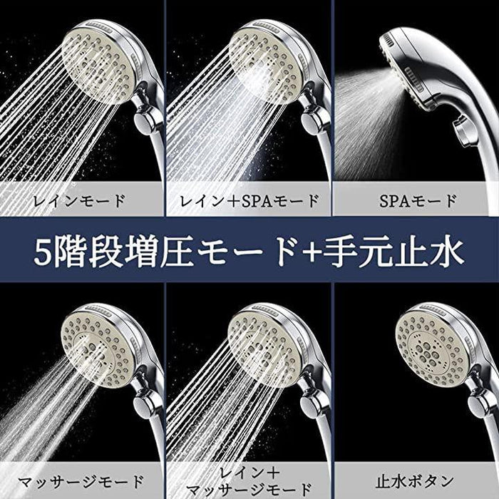 シャワーヘッド＊3機能スパ＊スイッチオン/オフボタン付き＊マッサージ Amazon.co.jp: シャワーヘッド スイッチオン/オフボタンバス
