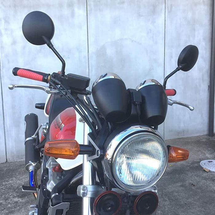 W800純正ミラーに交換！だいぶ短くなってカッコよくなりました