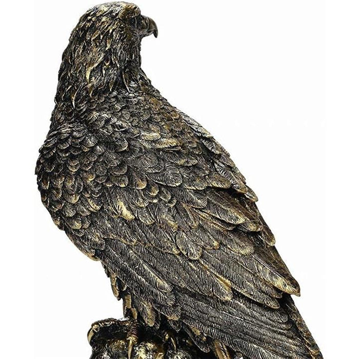 鷲 鷹 イーグル 額装済 InZaccaz ワシ 鷹 イーグル 防鳥 害鳥 庭の装飾 置物 オブジェ