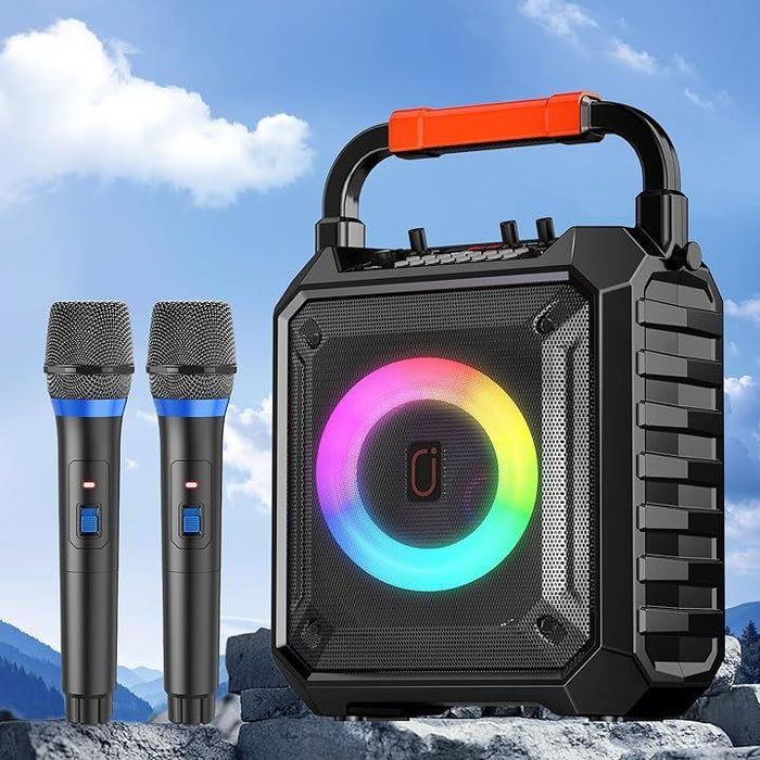 カラオケセット ワイヤレスマイク スピーカー 拡声器 ポータブル マシーン 71 Amazon | スピーカーセット JYX カラオケセット 家庭用 拡声器
