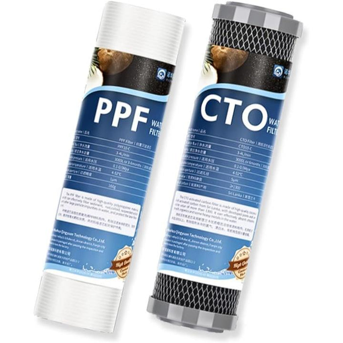 お得4セット 水槽浄水器セディメントフィルターPPF CTO ヤシガラ活性炭 互換品 社外 アクアリウム 水槽 浄水器 フィルター PPF CTO ハイ フィルター・ポンプ・ろ材