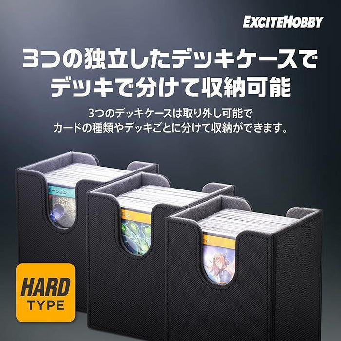 EXCITE HOBBY トレカ 3つのデッキケース トレーディング EXCITE HOBBY トレカ 3つのデッキケース トレーディング