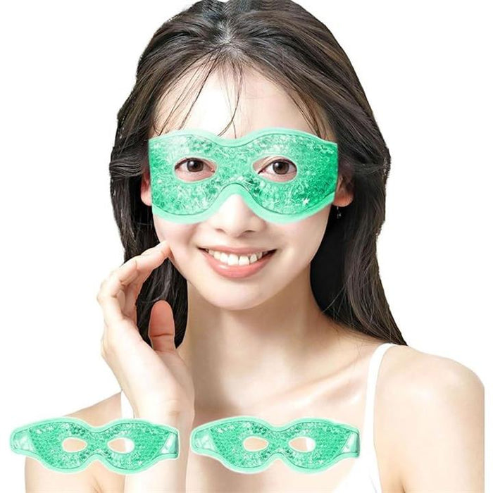Cooling & Heat & 3D Airbag 冷温マルチアイマスク アイマスク 冷却 ひんやりアイマスク クール 目 冷やす 温冷アイ