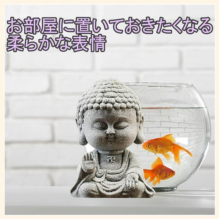 仏像 オブジェ 置物 仏教工芸品 石仏 釈迦 如来 アクアリウム 水槽
