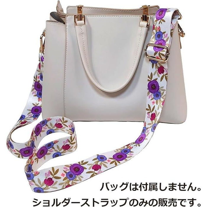 ショルダーベルト レトロフラワー ショルダーストラップ