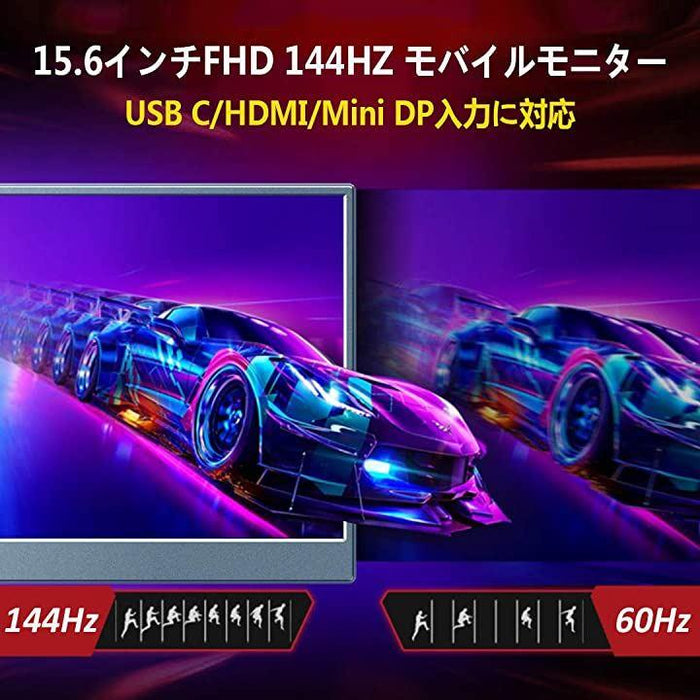 144hz 1MS モバイルモニター 15.6インチ 1080P モバイル