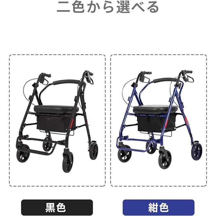 歩行器 高齢者用 シルバーカー 折り畳み 歩行車 軽量 簡単組立