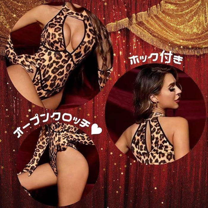 ハニーバーデッテ☆ボディスーツ セクシー レオパレード ヒョウ ハニーバーデッテ☆ボディスーツ セクシー レオパレード ヒョウ