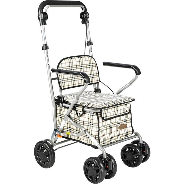 シルバーカー　手押し車　歩行補助器　折りたたみ車椅子 e076e751d172ccf06df5c9805c212f