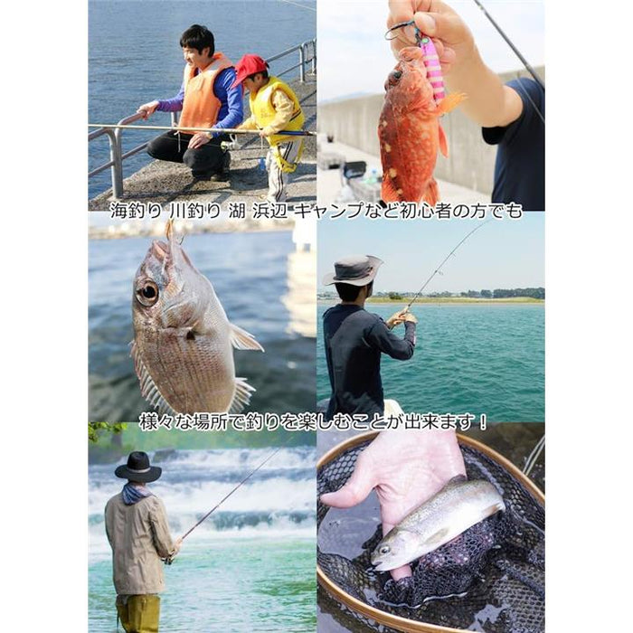 釣り用 仕掛け 一式 セット 収納 ケース付 釣り針 オモリ ウキ