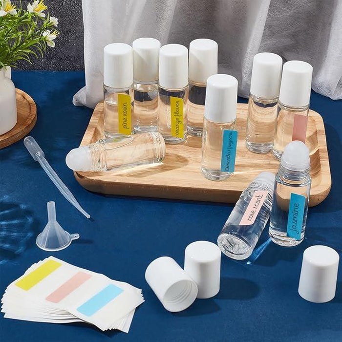 ロールオンボトル 10本セット アロマ保存容器 ガラス 精油 香水 詰め替え Amazon.co.jp: ロールオンボトル 10ml 10本 透明ロールオン 容器