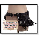 コスプレ ホルダー ソードベルト 剣帯 腰 用 ベルト付 演劇 調節可能