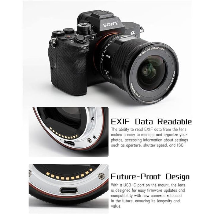 AF 16mm F1.8 Pro FE カメラレンズ 超広角 オートフォーカス