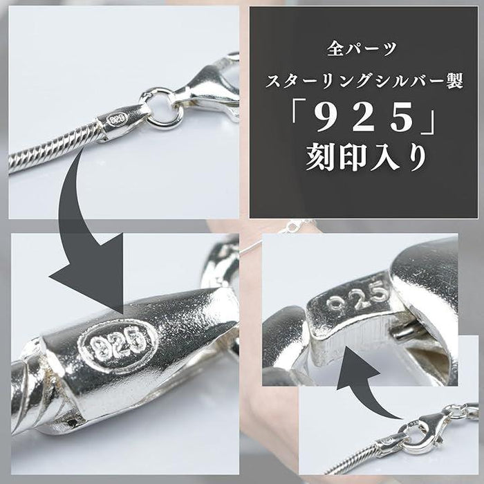 sv925 スネーク チェーン ブレスレット シルバー シンプル sv925 スネーク チェーン ブレスレット シルバー シンプル