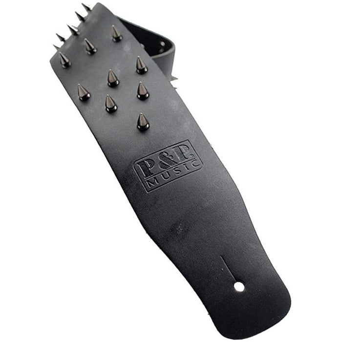 ラクエスト スタッズ レザー ギター ストラップ 革 アコースティック  