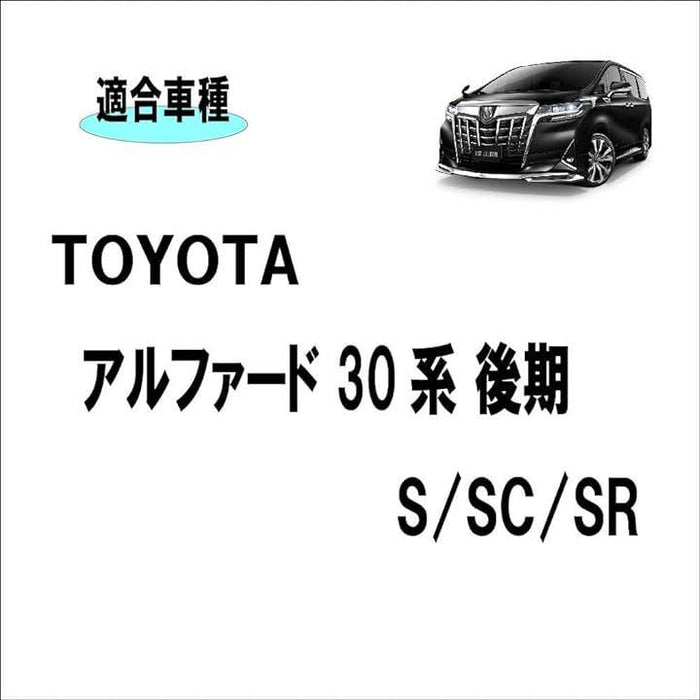 トヨタ アルファード 30系 後期 S/SC/SR WALD ルック フロント