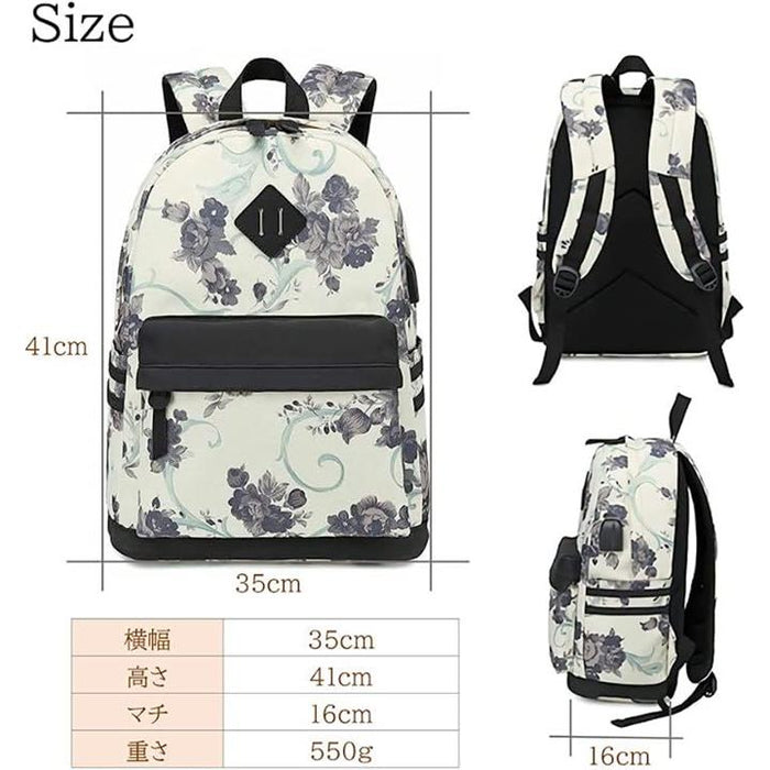リュック レディース 花柄 バックパック 通勤 通学 軽量 ピンク リュック レディース 花柄 バックパック 通勤 通学 軽量 ピンク