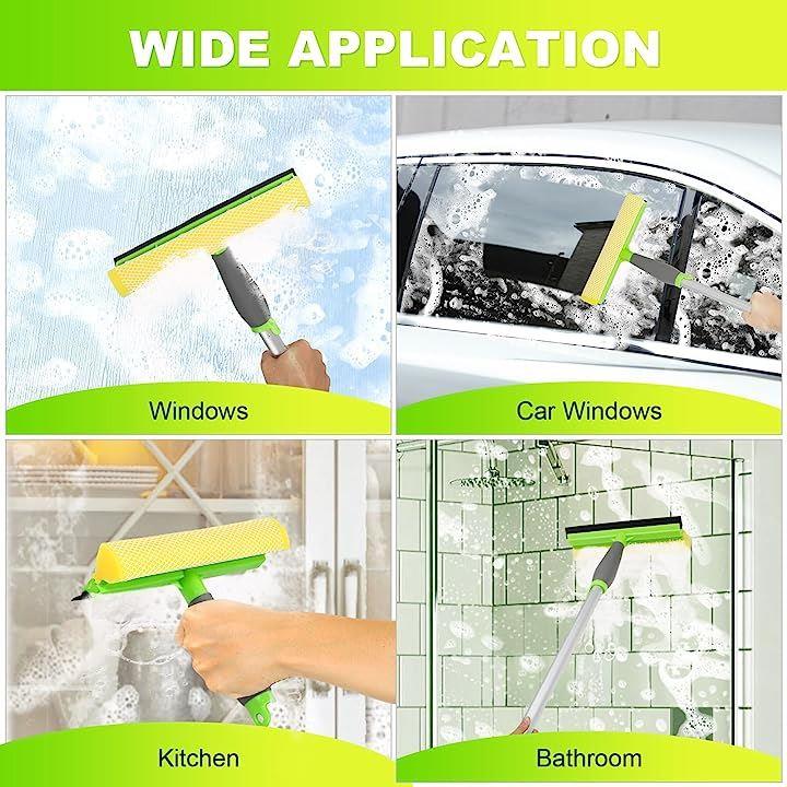 水切りワイパー 延長ポール付 延長ポール付 水切りワイパー