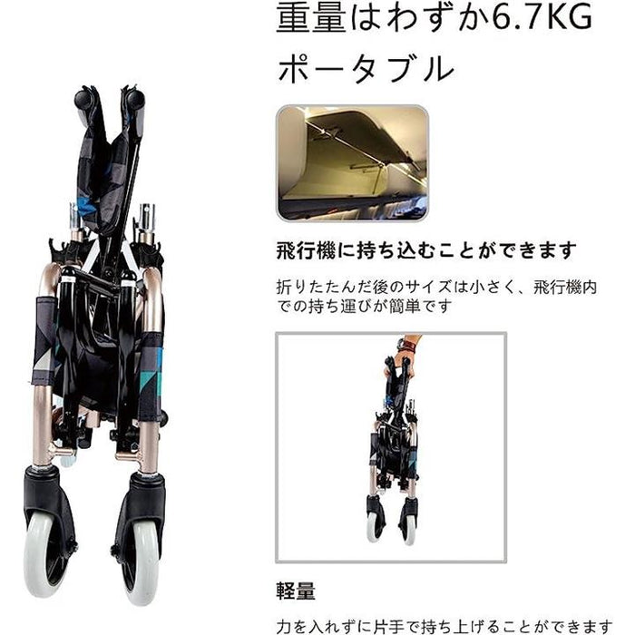 【新品✨】車椅子 折りたたみ 組立不要 介助式車椅子 外出用 cp-804L 車椅子 折りたたみ 組立不要 介助式車椅子 外出用 cp-804L