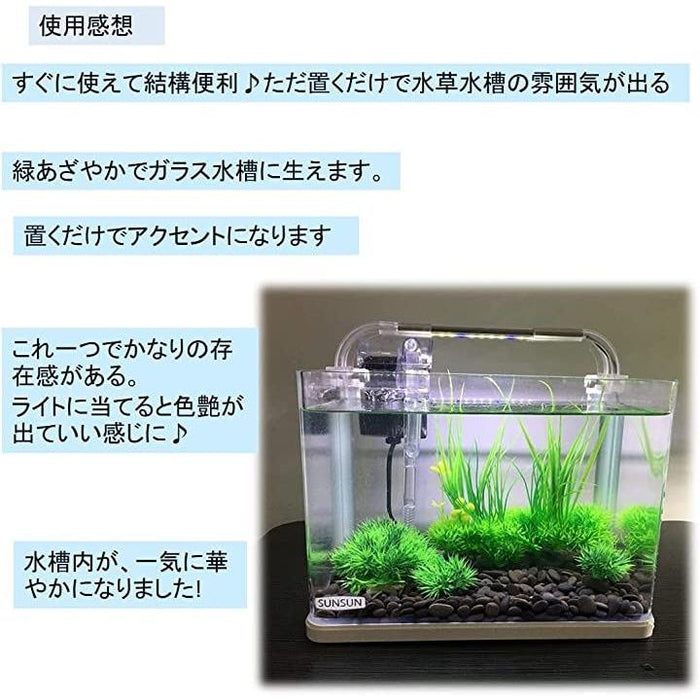 アクアリウム 熱帯魚 水槽 水草7点セット 水槽 みやすかっ オーナメント 人工水草 色違い