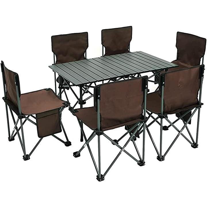 アウトドア テーブル チェア 5点セット アルミテーブル椅子 ピクニック 