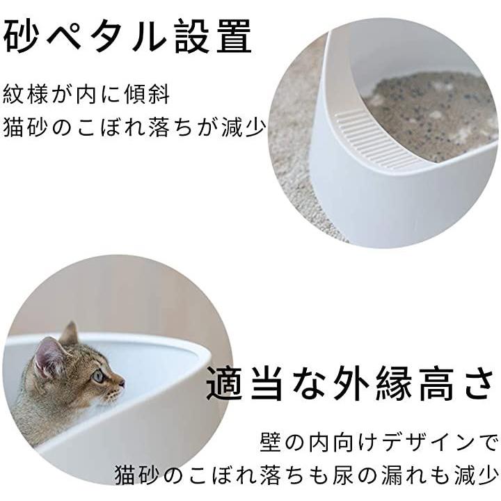 猫 トイレ ピダン 白 - トイレ用品