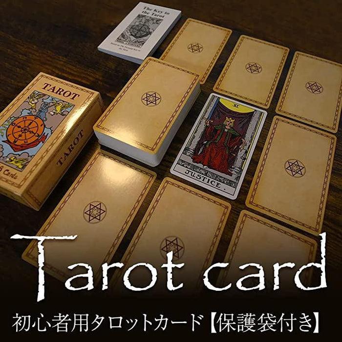 タロットカード 78種類 占い 英語解説書付き 収納袋 スミスウェイト版
