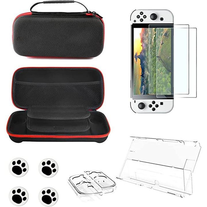 美品 NintendoSwitch 有機ELモデル 収納ケース 保護フィルム付き 3d81e6b387eb3e9805507c56fc5616