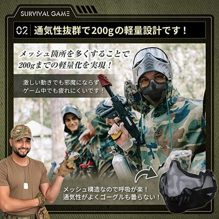 サバゲー マスク フェイスガード フェイスマスク サバゲー装備