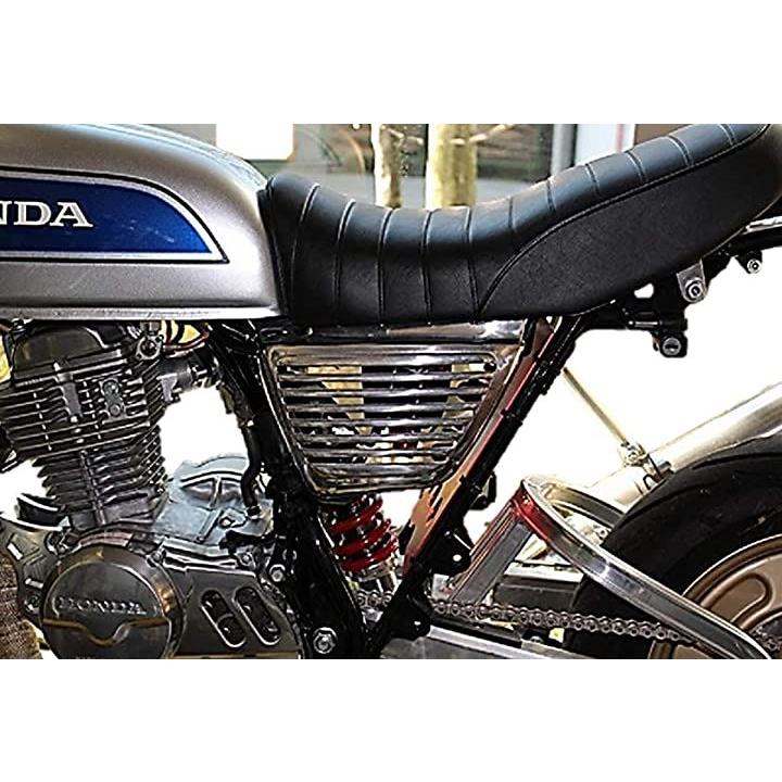 HONDA バイク モンキー ゴリラ メッキ アルミ製 フィン サイド カバー 左右 セット 社外品 ホンダ シルバー カスタム 用に