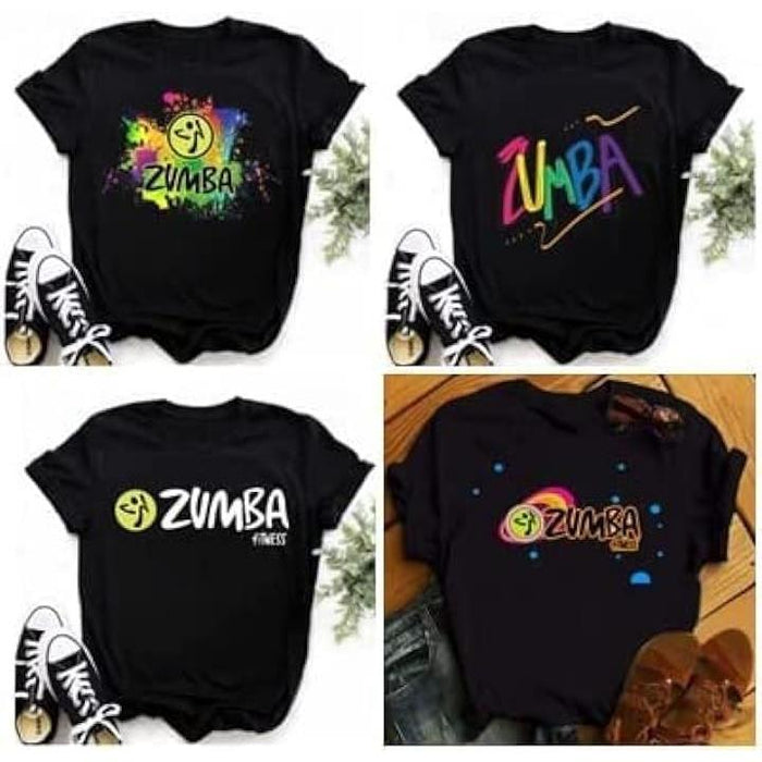 フィットネスウェア ヨガ ZUMBA Tシャツ ブラック