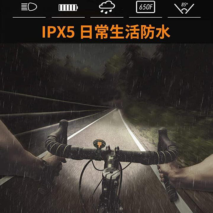 自転車 ライト 自転車ledライト usb充電式 IPX5防水 取り付け ロードバイク フロント 高輝度 自転車用ヘッドライト 6モード搭載