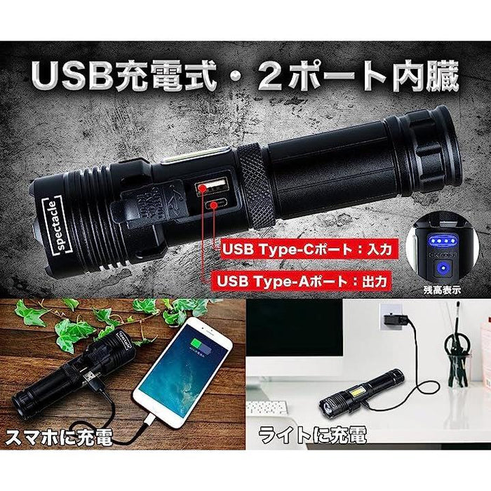 【新品 点灯確認のみ】IMALENT DX80 懐中電灯 充電器・ケース付 新品 点灯確認のみ】IMALENT DX80 懐中電灯 充電器・ケース付