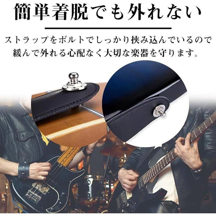ギター ストラップ ロックピン 4個セット 脱着 エレキギター ベース アコギ メッキ ギター ストラップ ロックピン 4個セット 脱着 エレキギター ベース アコギ メッキ
