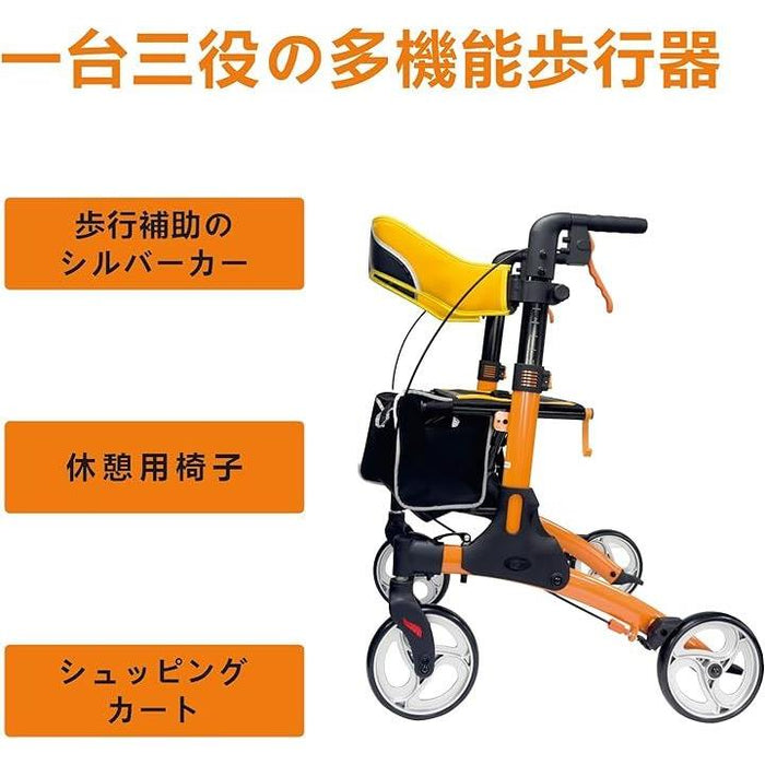 アソシエ 手押し車 歩行器 歩行補助 all店 おしゃれなシルバーカー