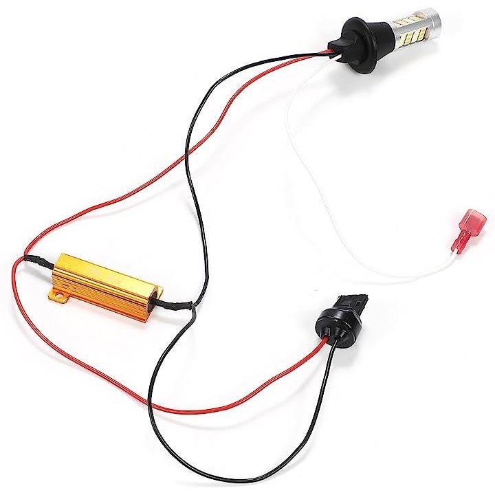 ウインカー ポジションキット ハイエース 200系 ウィンカー バルブ T20 LED 12V ハイフラ防止 抵抗器付 ピンチ部違い対応