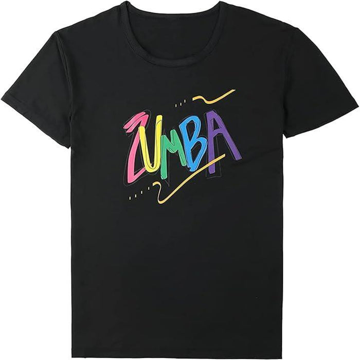 フィットネスウェア ヨガ ZUMBA Tシャツ ブラック